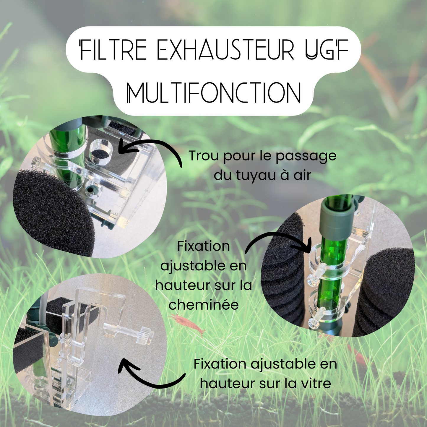 Filtre exhausteur UGF multifonction